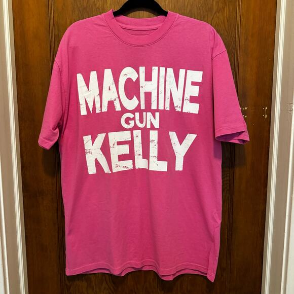 NWOT MGK Machine Gun Kelly Embers Official Merchandise‎ Pink L - Picture 1 of 7